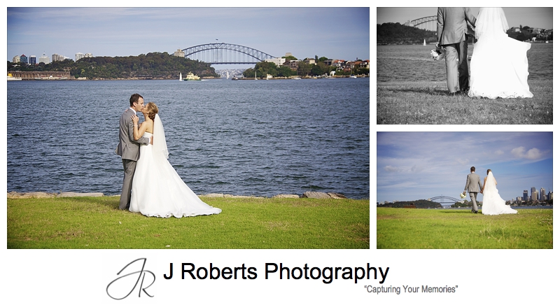 Bride and Groom at Clarkes Point Woolwich - wedding photography sydney